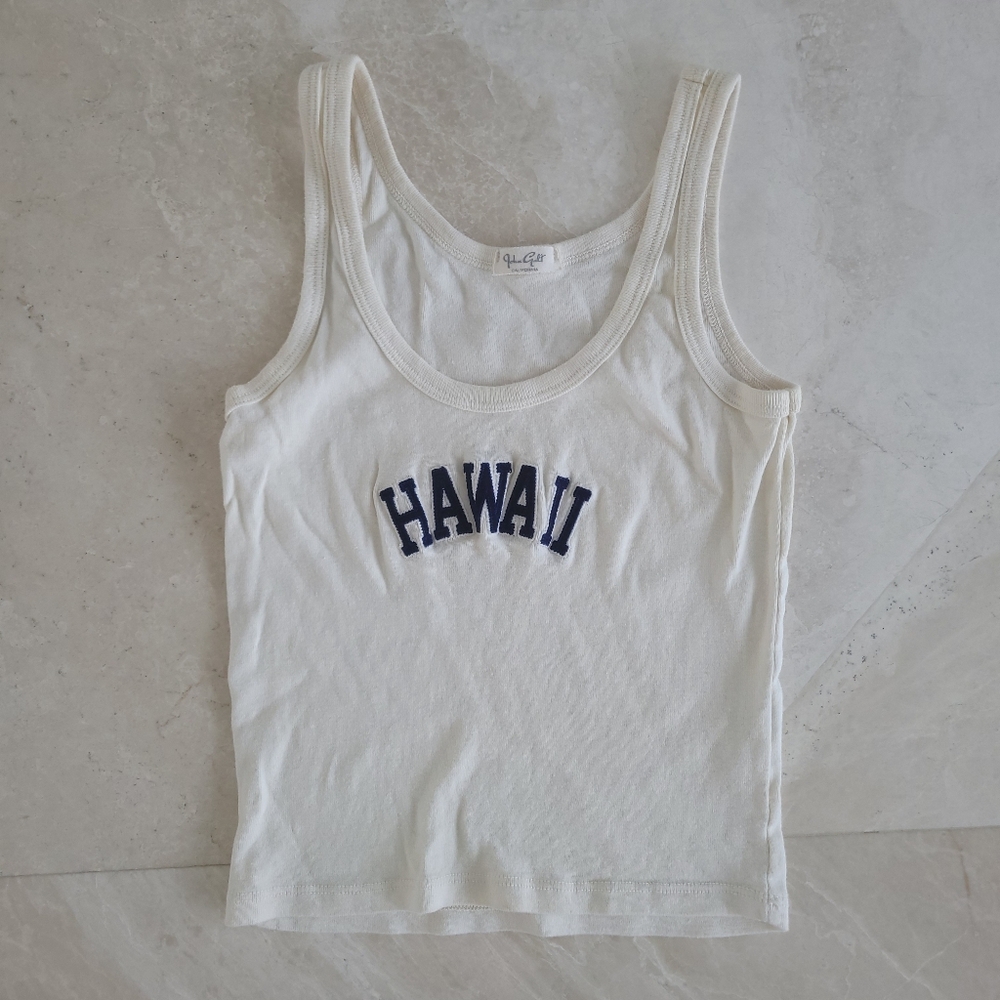 White tank top